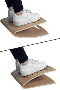 ALBA Fußstütze MHFEET, aus Buchenholz, Natural rutschfeste Oberfläche, integrierter Handgriff, 1 Stück (MHFEET) Marque