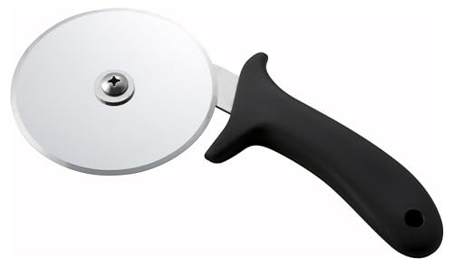 Winco 811642000910 Winware Pizza Cutter 4-Inch Blade with Handle, Stainless Steel