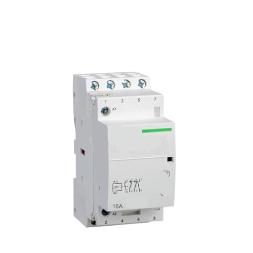 Contacteur modulaire 4P 16A pour tableau électrique domestique 230V sur rail DIN 35mm