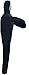 MMA Grappling Dummy Brazilian JIU Jitsu BJJ Punching Bag for Self Defense Wrestling Judo Karate Boxing Throwing Standing Position - UNFILLED (Full Black, 6ft)