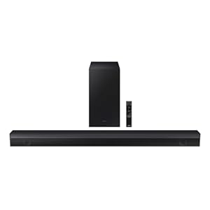 SAMSUNG B63C 5.1ch Soundbar w/Dolby Digital 5.1 Audio, DTS Virtual:X, Built-in Center Speaker, Bluetooth, Subwoofer Included, Game Mode, One Remote, Alexa Built-in, HW-B63C/ZA (2022 Model)