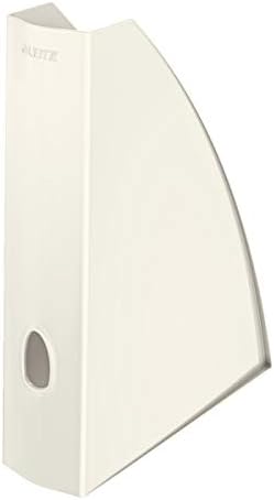 Leitz WOW Kutu Klasör Metalik Beyaz 52771001 - Görsel 1