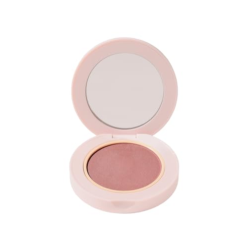 Image of Wander Beauty Hydrating Powder Blush - Lightweight, Rose Blush Makeup with a Blurring, Satin Finish - Buildable Formula with Hyaluronic Acid, Squalane & Aloe Leaf Extract - Are We Bare Yet - 0.18 oz