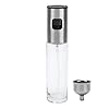 GAESHOW 100 ml Olie Spray Fles 304 Rvs Multifunctionele Push Type Olijfolie Sproeier voor Keuken Thuis Restaurant Glas