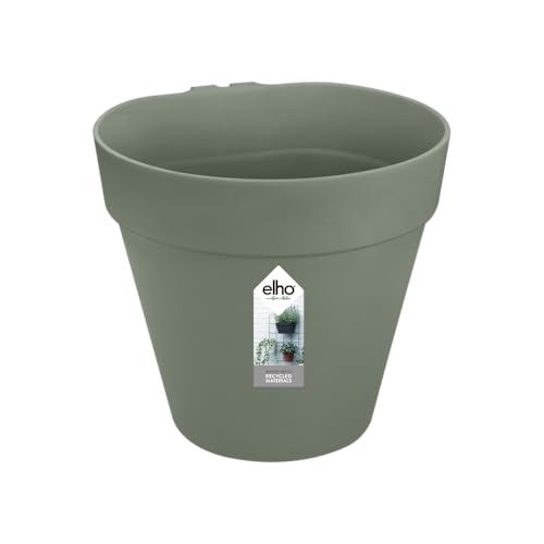 Elho Loft Urban Green Wall Pot Single 15 - Macetero por Exterior - Ø 15.0 x H 13.5 cm - Verde/Pistache Green