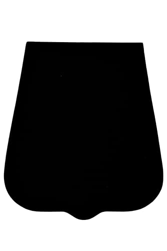 Image of Motorcycle Mud Flap - Durable Flexible Rubber Rear Splash Guard for Bikes | Weather Resistant Mudguard Prevents Dirt, Mud & Water Splashes (Universal Fit)