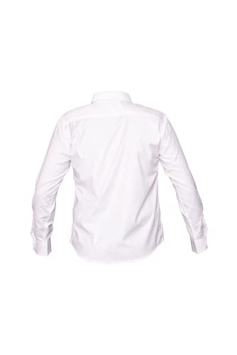 Image of Thyrocare Formal Plain White Shirt, Cotton, Pack of 1