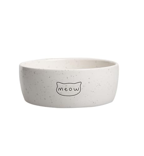 Pearhead Ceramic Meow Cat Bowl