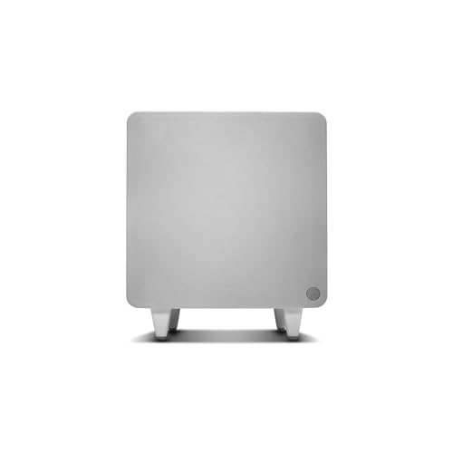 Cambridge Audio Minx X301   Subwoofer Activo de 300 vatios con Altavoz de Graves Auxiliar y Sonido Totalmente Ajustable   Blanco
