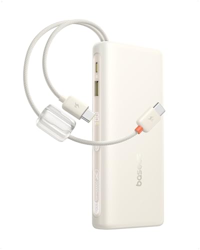 Baseus 20000mAh 100W USB-C Power Bank with Built-in Cable