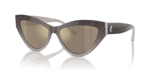 Jimmy Choo Gafas de Sol JC 5004 Sand Grey With Glitter/Light Brown 55/15/140 mujer