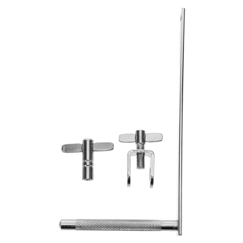 BESPORTBLE Adjustable Cowbell Clamp Bracket for Drum Kit Securely Holds Cowbells Percussion Instruments Versatile Snare Drum Support for All Drummers