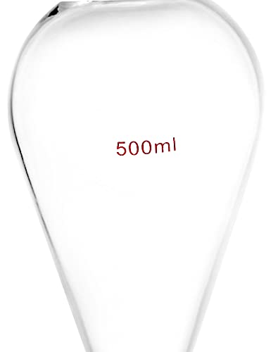 Qwork 500Ml Separating Funnel With 24/29 Joints And Ptfe Plug #TOP3