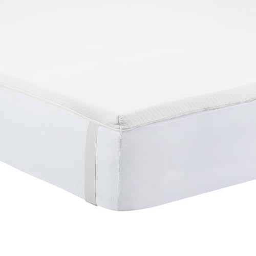 Pikolin Home - Topper Viscoelástico Aloe Vera Dermoprotector 5 cm | 90x200 | Transpirable | Pieles Sensibles | Funda Lavable | Sobrecolchón | Cubrecolchón | Colchoncillo | Sapporo