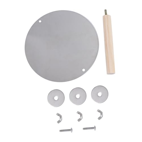 MERRYHAPY ステンレス鳥かごスタンド 鳥かごぶら下げ 鳥の水やり器 ハチドリ ハンガー オウムとまり木 ケージ用鳥鏡 コニュア 鳥の餌箱 デッキマウントバードフィーダー 遊ぶ 串 ステンレス鋼