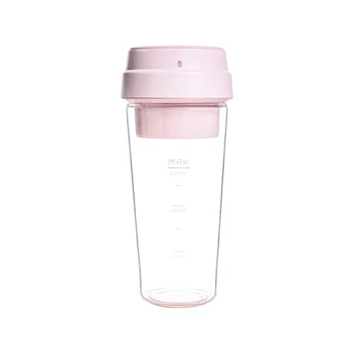 niaoyufengBlenders - for XIAOMI MIJIA 17PIN Star Fruit Cup Small Portable blender Juicer mixer food processor 400ML Magnetic charging 30 Seconds Of Quick (Pink)