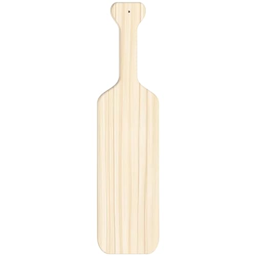 FameFame 18Inch Greek Fraternity Solid Wood Unfinished Pine Wooden Paddle Sorority Paddle 1 Pack