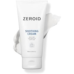 ZEROID Soothing Cream, 2.7 fl oz (80ml) | Face Moisturizer for Sensitive Skin | Skin Barrier Repair Cream | Soothing Korean Dermocosmetic Care | Korean Skincare