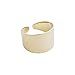 HONEYCAT Thick Wrap Open Band Ring | Minimalist, Delicate Jewelry (Gold)