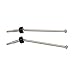 XBERSTAR RC Car Drive Shaft for wltoys 104001-1927 Front Wheel CVD Dog Bone mid-Pass Shaft Original Metal Accessories