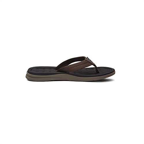 Image of Volcom Men's Recliner Sandals - Water-friendly Flip Flops With Recliner Comfort Foam Footbed
