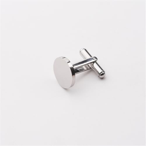 Mancuernillas clásicas para hombre en oro y plata miniatura 5