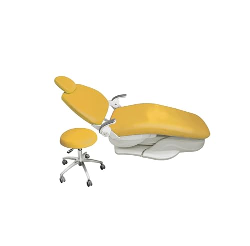 Ensemble Fauteuil Dentaire 4pcs,Housse pour fauteuil dentaire en soie de lait + film composite imperméable, pour fauteuil dentaire, siège, appui-tête (Color : B)