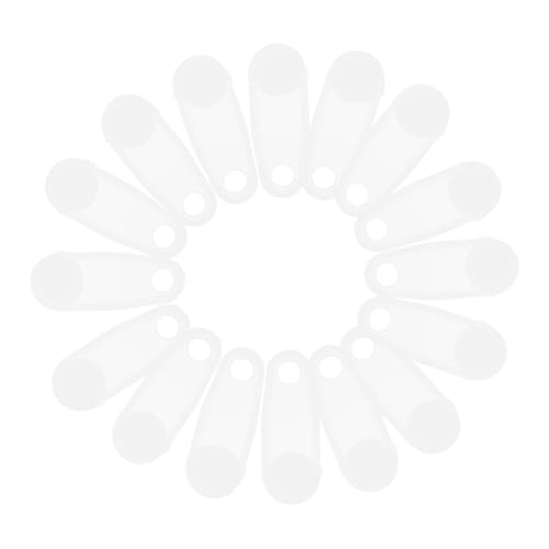 FUNOMOCYA Versatile Curtain Track Sliders Pack Plastic Track Hooks for Window and Rv Curtains Smooth Gliding