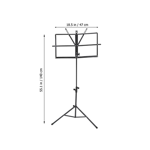 Holibanna Bladmuziekstandaard draagbare muziekstandaard desktop boekenstandaard statief muziekstandaard met draagtas - Image 7