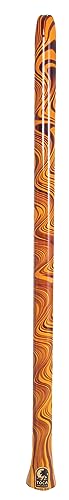 TOCA TO804304 PVC Didgeridoo groß 56' DIDG-DOS Orange Swirl