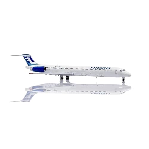 Miniaturas de metal MD-83 coleccionables y kit de construcción de aviones a pequeña escala 1:400