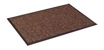 Notrax Heritage Rib™ Commercial Indoor Door Mat Office Rugs – 3' x 5' Brown Front Door Mat with Double Rib 22oz Yarn, Non-Slip Vinyl Backing – Durable Entryway Rug Made in The USA – 117S0035BR