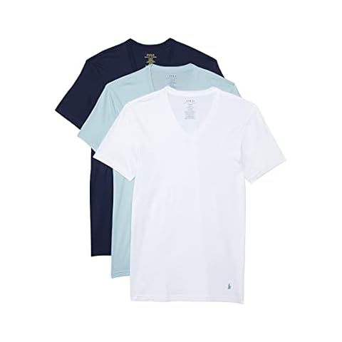 POLO RALPH LAUREN Classic Fit V-Neck Undershirt 3-Pack Cover