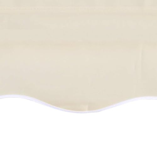 Toldo de lona blanco crema de 500x300 cm para terraza 5