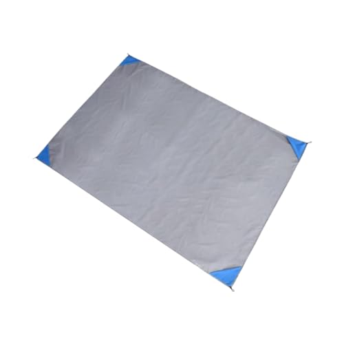 drburpily Estera de Camping impermeable para exteriores, tela Oxford duradera y seca, impermeable y práctica, plegable, esteras de Picnic, gris claro, 1m*1.45m