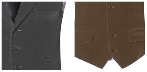 Men's Velvet Vest Vintage Shawl Lapel Suit Vest for Prom Waistcoat for Men Wedding Party Business3