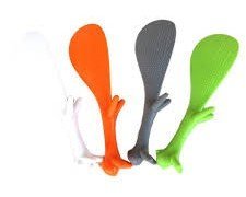 3PCS Lovely Squirrel Shape Standing Spoon Non-Stick Rice Paddle - View #3