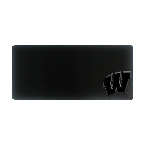 OTM Essentials University of Wisconsin - Madison Alumni Desk Mat, Durable Office Supplies, Non-Slip Base, Responsive Desk Pad with Smooth Surface, Black