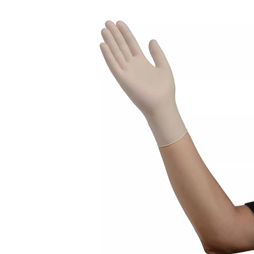 CARDINAL HEALTH™ Latex Exam Gloves Cream, LG, 100EA/BX, 10BX/CS