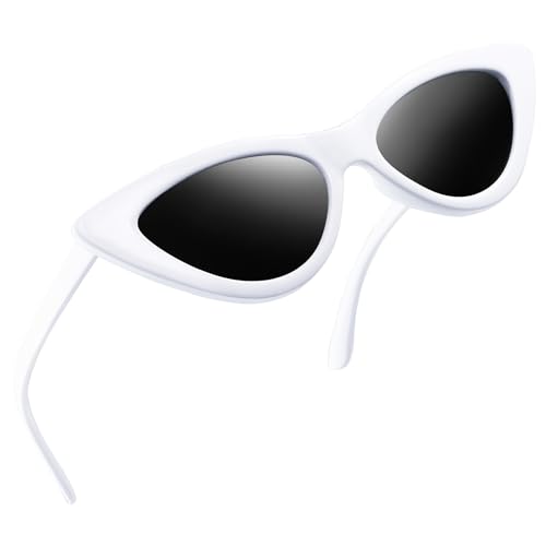 Joopin Polarized Cat Eye Sunglasses for Women, Retro Narrow Pointy Cateye Womens Sun Glasses