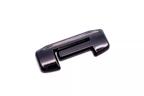 Image of 1x New Overlay Nameplate 3D Badge Emblem Compatible with 2019 2020 2021 2022 Sierra 1500 2500 3500 AT4 (Glossy Black)