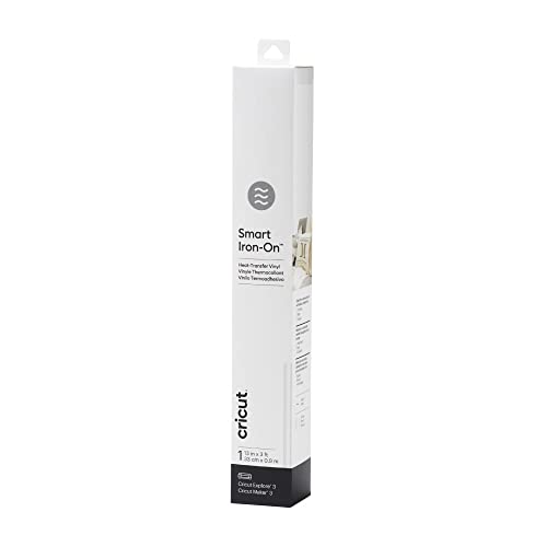 Image of Cricut Smart Iron On Vinyl, White (13 in x 3 ft)