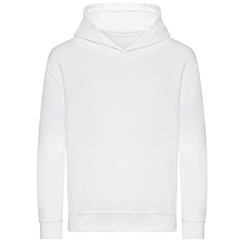 Image of AWDis Just Hoods JH201J Kids Organic Hoodie - Arctic White - 3-4 Years