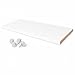 ideas CNC Estante de Armario a Medida 19 mm, balda Interior Armario, Soportes incluidos, 50 o 100 cm, Blanco