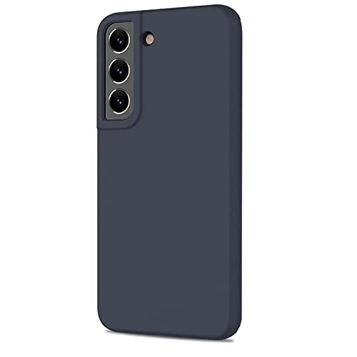 Compatible con Funda Galaxy S22, Funda Blanda Fina, Suave, Flexible, Protectora Slim Fit Full Body Funda Protectora antigolpes para Samsung Galaxy S22-zafiro Cover