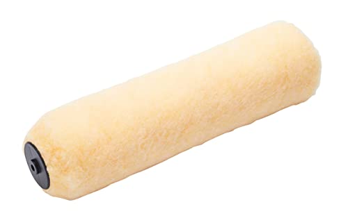 ProDec Contractor Rodillo de pintura de doble brazo de poliéster de alta densidad de pelo largo de 12 pulgadas, pintura de cobertura rápida con pinturas de emulsión y mampostería en paredes y techos