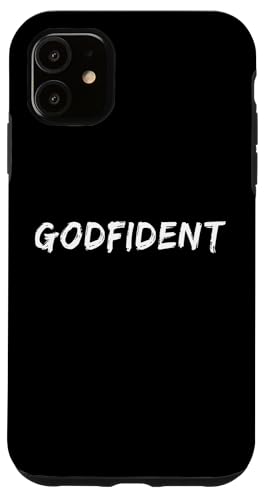 Godfident �N���X�`���� �M�� �_�ւ̐M�� �@������ �X�}�z�P�[�X iPhone 11 �p