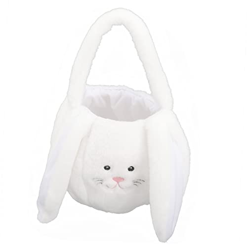 HEMOTON Cesta De Conejo Mini Cestas Falso Juguetes Decoración Cesta De Almacenamiento Embutidoras Canasta De Mantas Mascota Felpa Pequeña Cesta Tejida Conejos Terciopelo