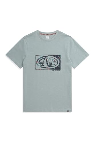 Image of Animal Jacob Mens Cotton T-Shirt -Lightweight, Breathable & Regular Fit Casual Tee - Autumn, Winter Outdoors, Holiday, Walking, Hiking Corn Blue XS