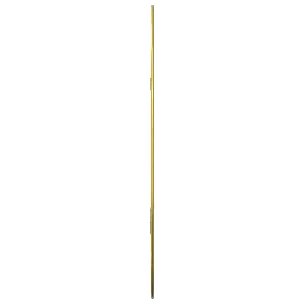 Wandspiegel Golden 50x35 cm mit stabilem PVC-Rahmen für Schlafzimmer, Bad, Flur und Garderobe, eleganter Dekorationsspiegel für Frisieren, Rasur und Reflexion, Wandmontage